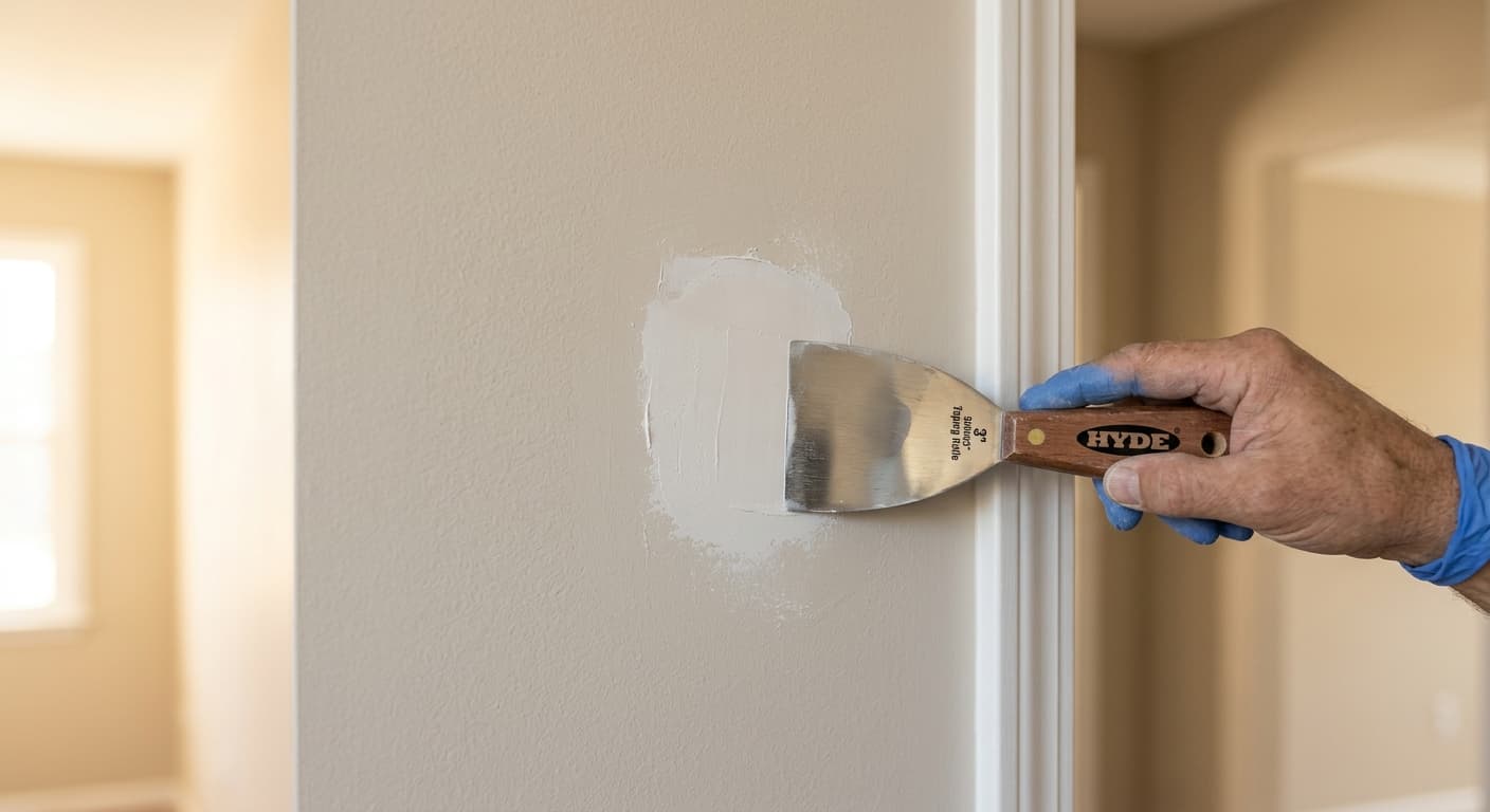 How to Patch Drywall Holes Like a Pro (From Nail Pops to Door Handle Knocks)