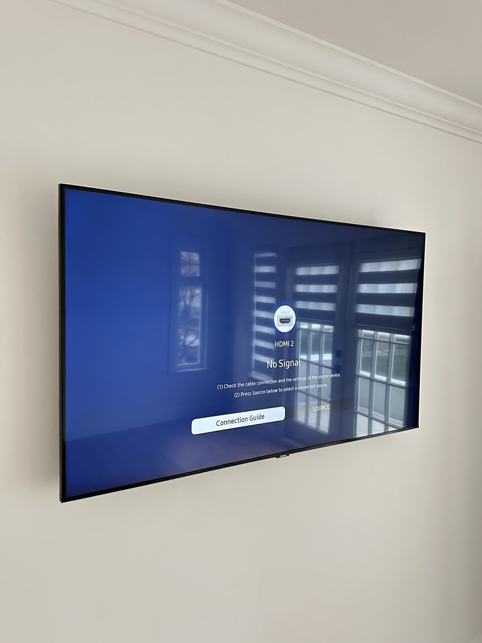 Verified 85 inch TV Wall Mounting in West Vancouver with wire concealment